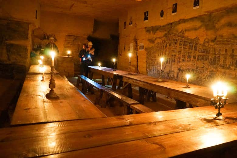 Visitando las catacumbas de Odesa