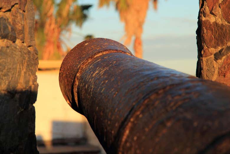 Un cañón en uno de los bastiones