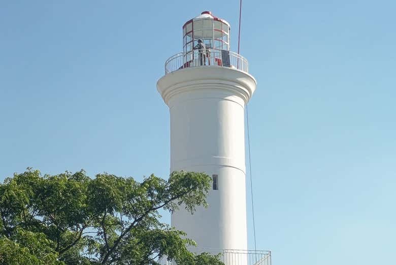 Détail du phare de Colonia del Sacramento