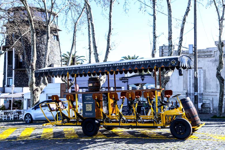 Beerbike preparado para o tour