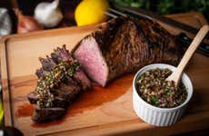 Churrasco uruguaio na Bodega Ángel Fallabrino