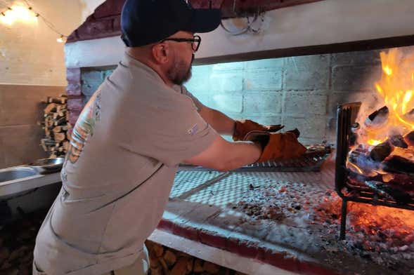 Asado uruguayo en Montevideo