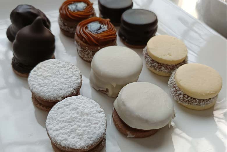 Deliziosi alfajores di diversi gusti