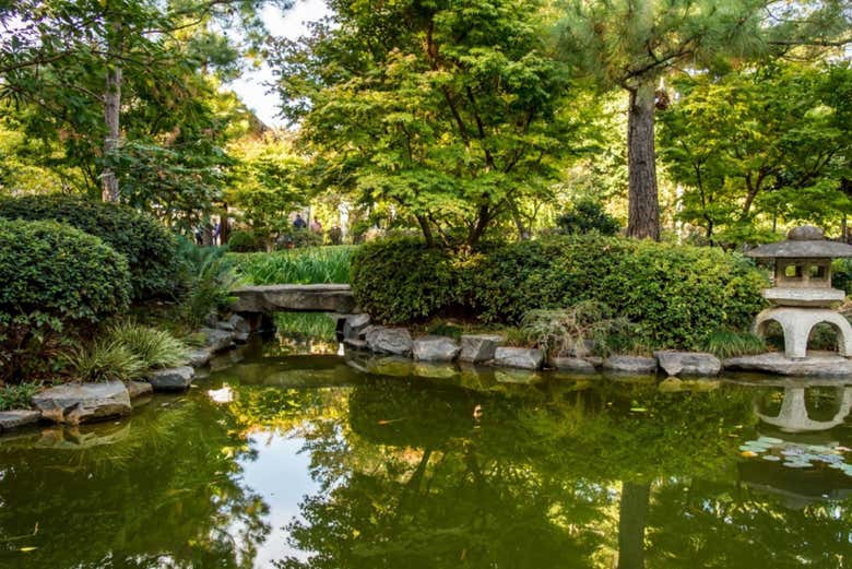 Uno de los jardines del barrio Prado