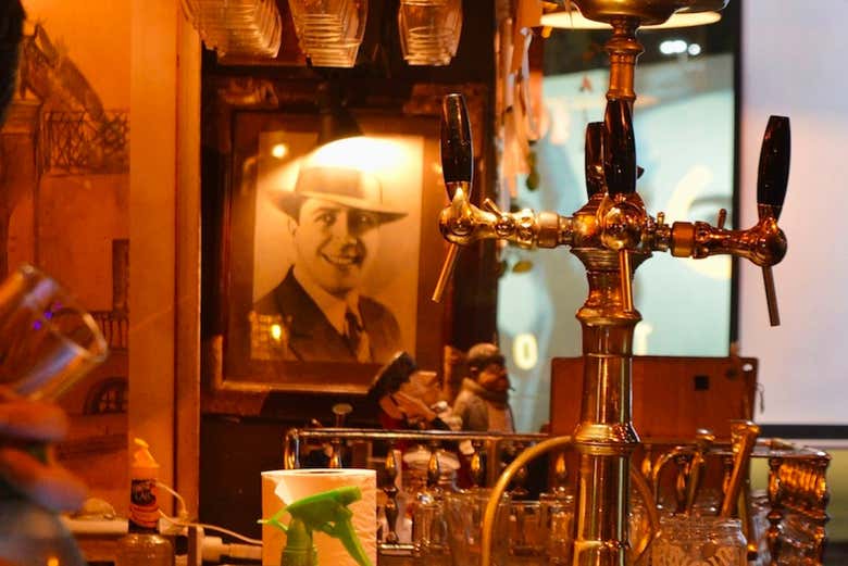 Carlos Gardel pasó por el Baar Fun Fun