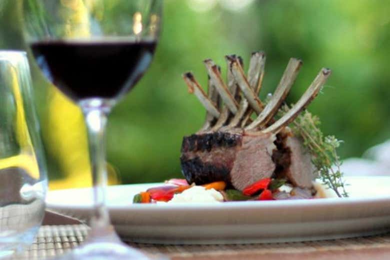 Podréis disfrutar un delicioso almuerzo