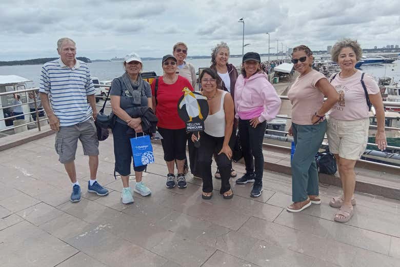 Preparados para el tour por Punta del Este para cruceros