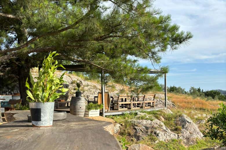 Panorámica de la terraza en Alto de la Ballena