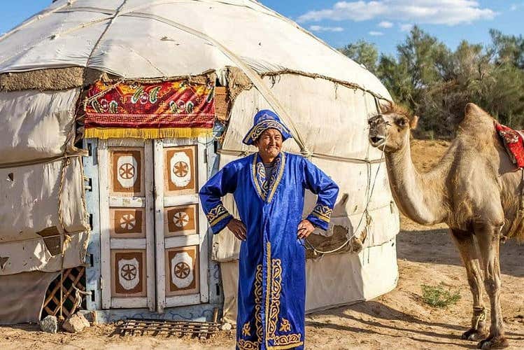 ¡Bienvenidos a la yurta!