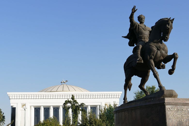 Amir Timur Square in Tashkent