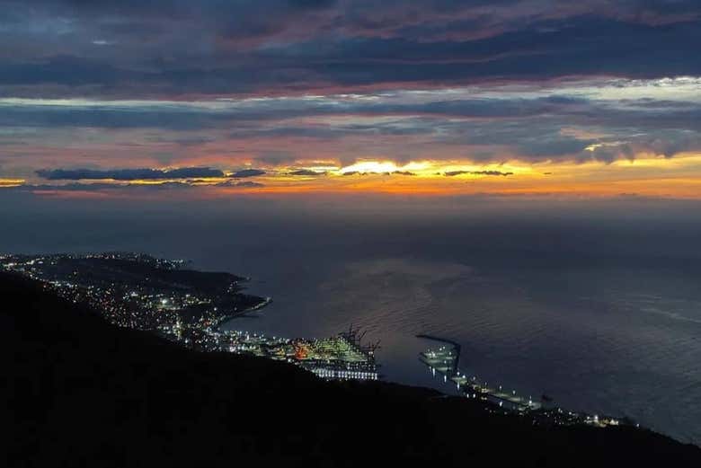See Caracas at night