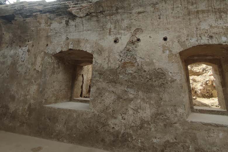 Las bóvedas de la ciudad amurallada de La Guaira