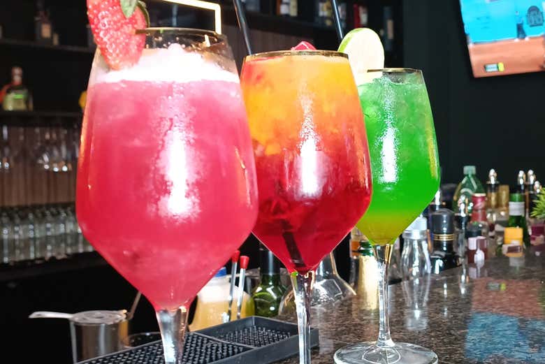 Taste some yummy cocktails