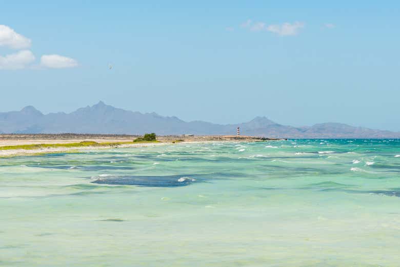 Aguas cristalinas de la isla de Cubagua