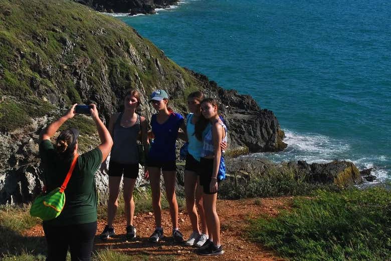 Fotografiándonos desde la cima de Cabo Negro