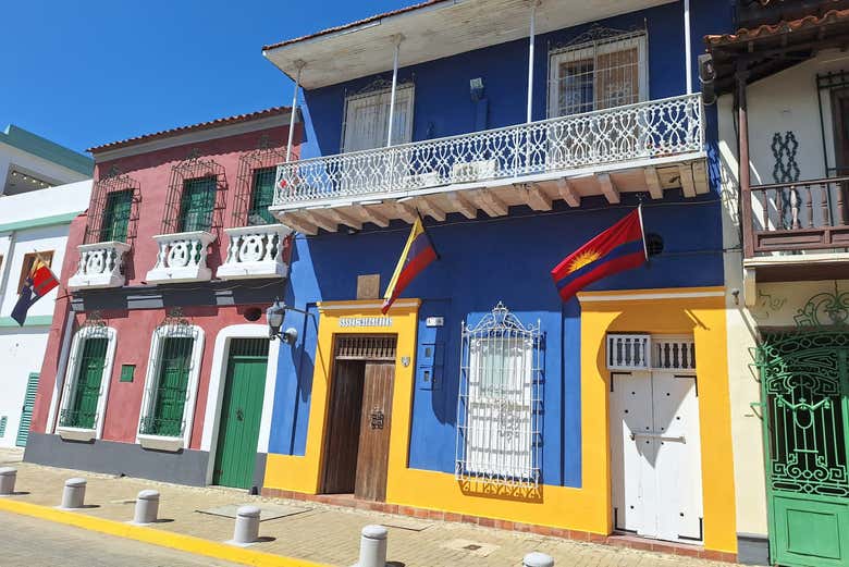 Admire the colorful streets