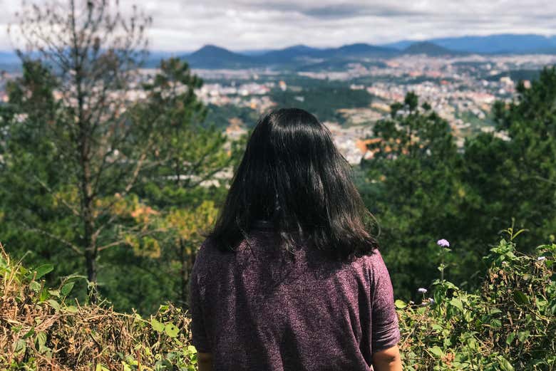 Contemplando el paisaje