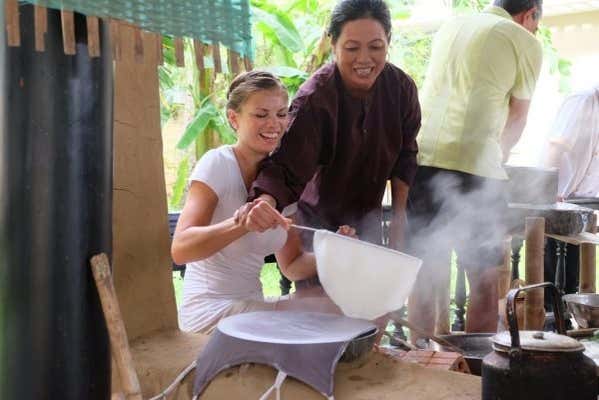 Disfrutando de la experiencia culinaria