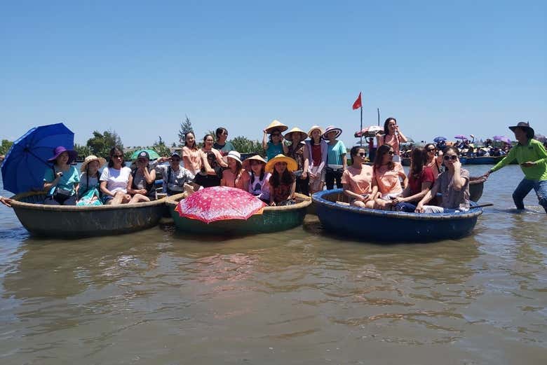 Enjoy a traditional Vietnamese basket ride