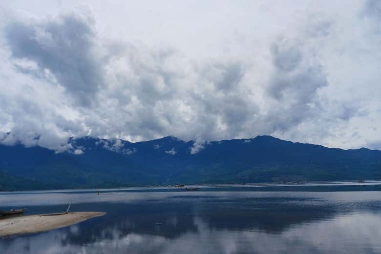 La preciosa laguna Lang Co
