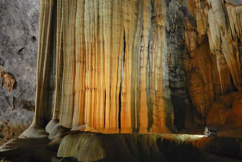 Stalactites and stalagmites
