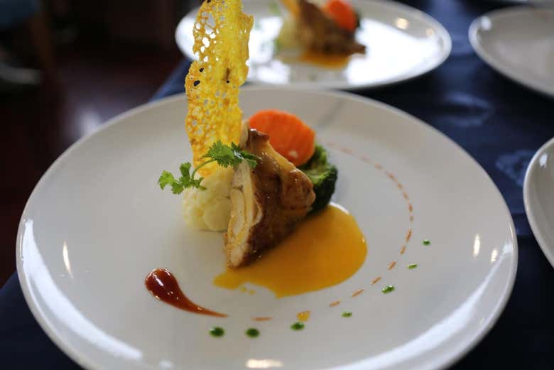 Uno de los platos que podremos probar en el crucero