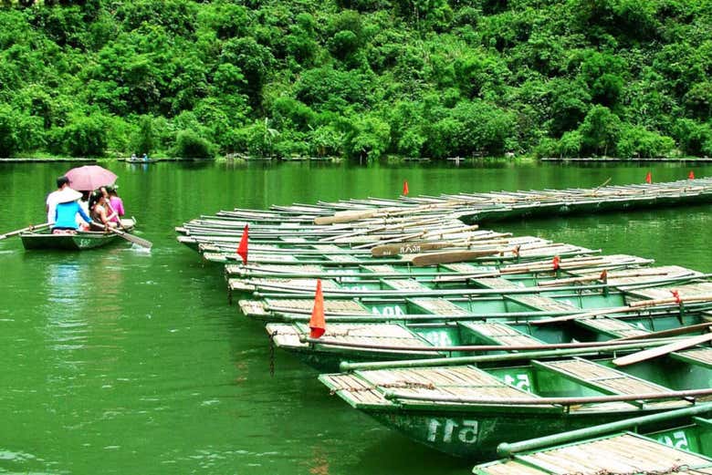 Canoas em Trang An