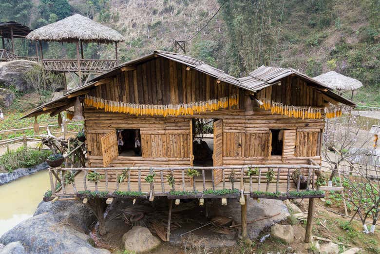 Casa típica de la tribu Miao