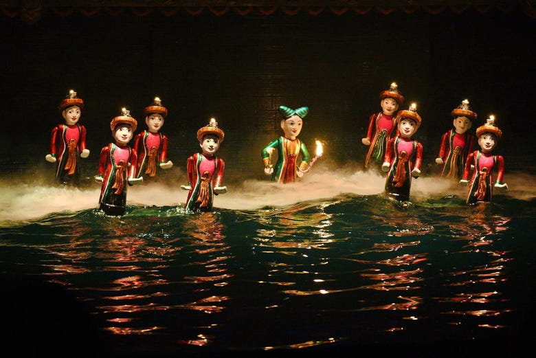 Marionette sull'acqua di Hanoi