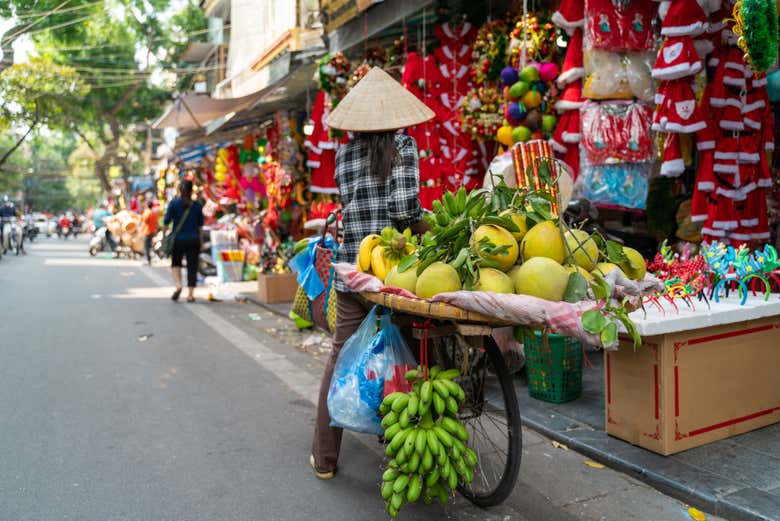 Promenade dans les rues d'Hanoi