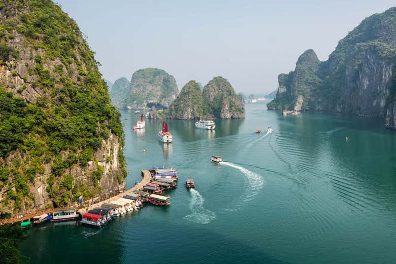 Panoramica della baia di Ha Long