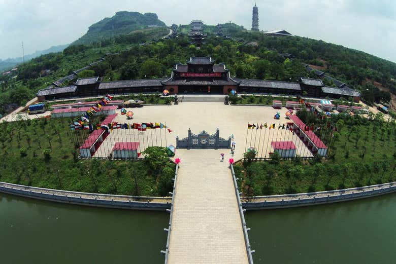 Vista aérea de Bai Dinh