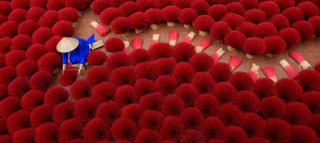 Excursión al pueblo del incienso + Taller de sombreros vietnamitas