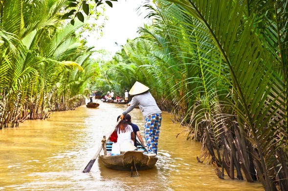 Excursión al delta del Mekong al completo