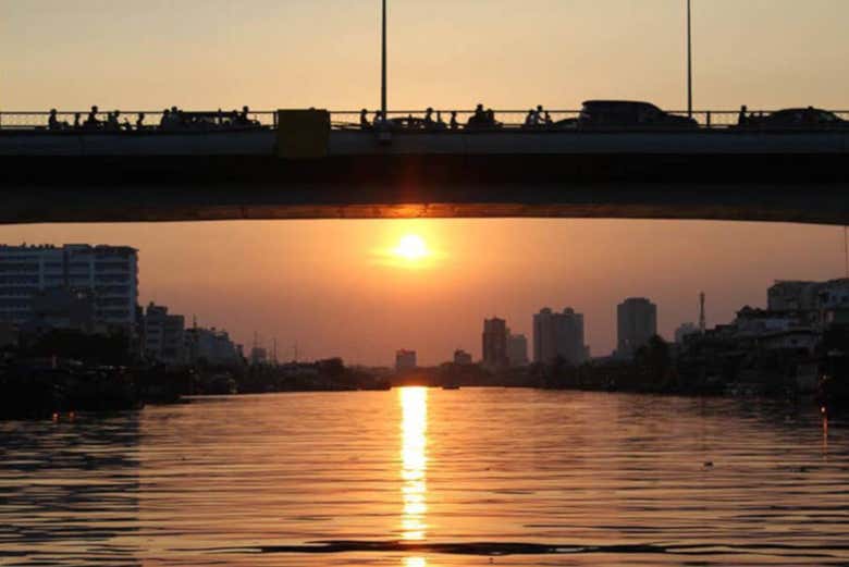 Tramonto sul Saigon