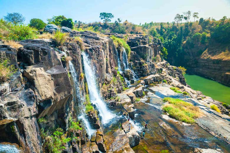 Cachoeiras nos arredores de Da Lat 