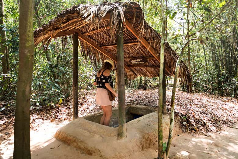 Entrada a los Túneles de Cu Chi
