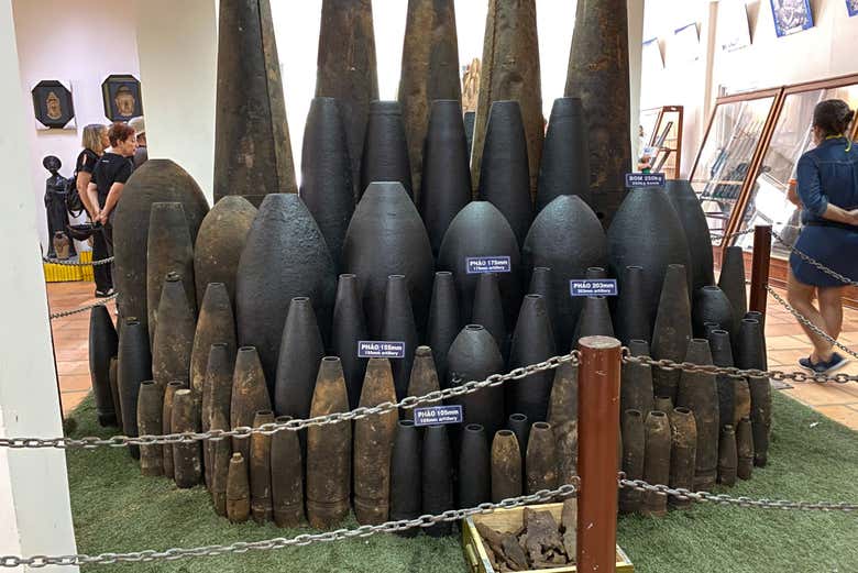 Armas nos túneis de Cu Chi