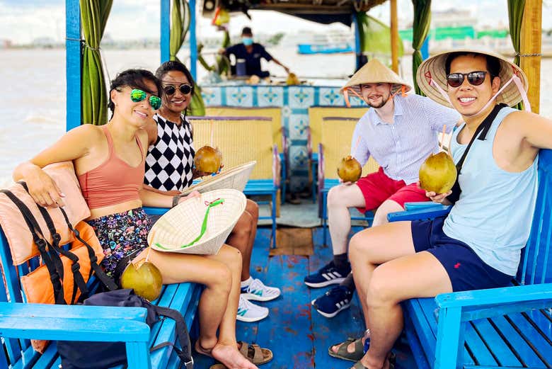 Rafraîchissement pendant la balade !