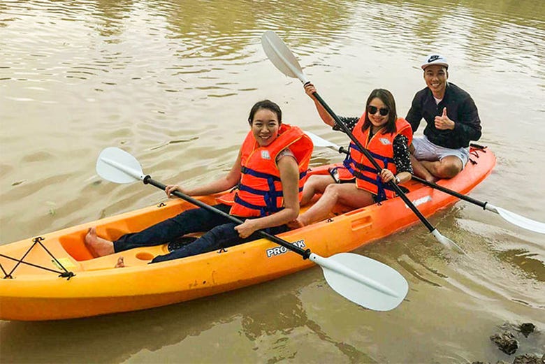 Kayak sul delta del fiume Mekong