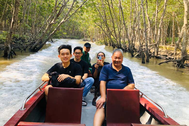 Enjoy a canoe ride if you's like