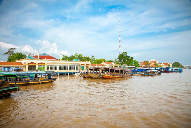 El puerto de Mỹ Tho