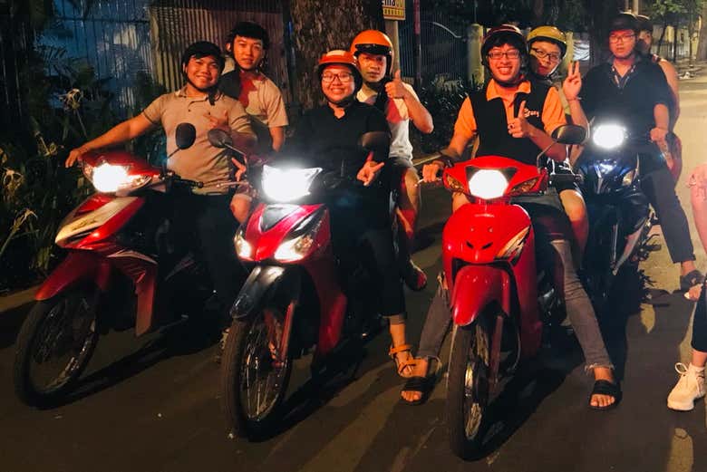 Nighttime tour of Ho Chi Minh