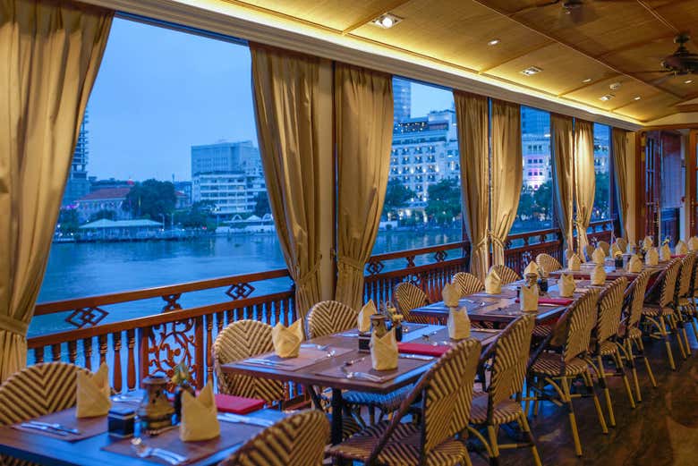 Views of Ho Chi Minh City from the cruise
