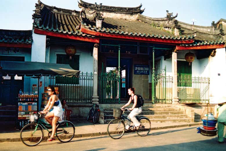 Percorrendo Hoi An in bici