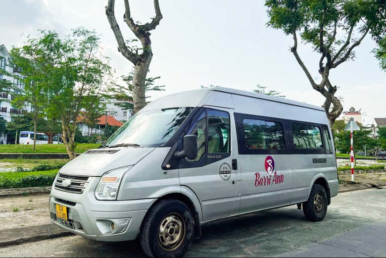 Extérieur du minibus