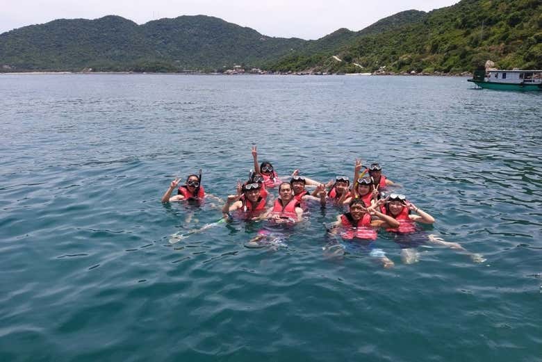 Snorkeling dans les îles Cham