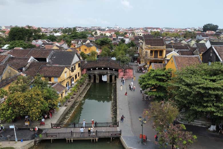 Panorámica del centro histórico de Hoi An