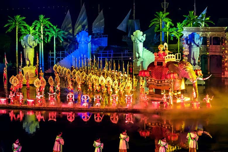 Una de las representaciones de Hoi An Memories Show