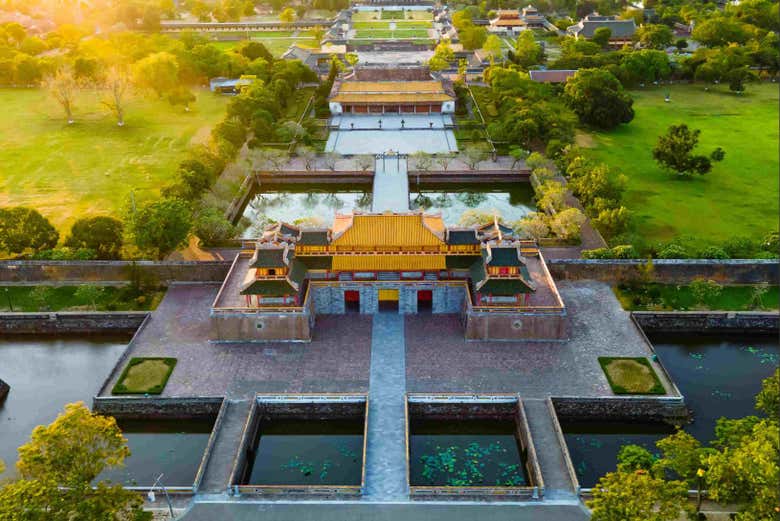 Or visit the imperial citadel of Hue